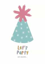 zoom party Birthday Card 47029 created by Aspyn + Elodie