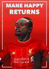 Mane Sadio mane Birthday Card 16147 created by The noble savage