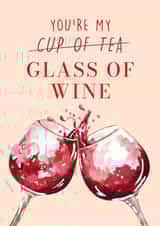 wine cheers Valentines Day Card 47036 created by Maria Amaya