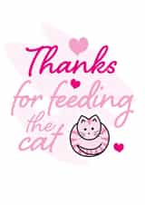 funny cat Valentines Day Card 47016 created by Inki Pinkie