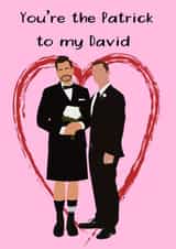 Schitts creek valentines and anniversary card  created by DBD Designs