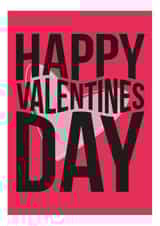 love heart Valentines Day Card 21048 created by Ruth Cole