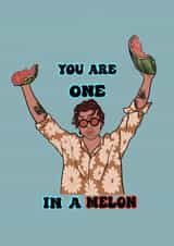 melon harry styles Valentines Day Card 21262 created by ShannonroseDraws