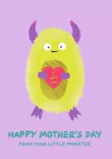 little monster Mothers Day Card 44776 created by Get The Party Crafted