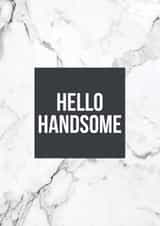 marble hello Valentines Day Card 47060 created by E & K Designs 