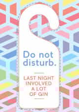 Planning ahead for gin-based celebrations with FREE door hanger... created by JosieOnTheRun