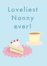 tea party tea Mothers Day Card 21087 created by Soph AC Studio