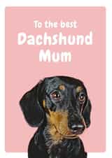 Card for a Dachshund Mum created by Studio Woof