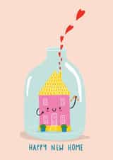 new home moving New Home Card 20532 created by NICHOLA COWDERY ILLUSTRATIONS 