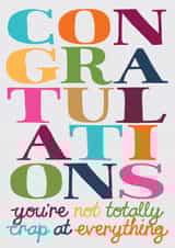 Congrats You're Congratulations Card 20243 created by Dan McFadden