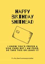 rude funny Birthday Card 21294 created by Polly Amelia