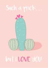 prick love Valentines Day Card 47067 created by Victoria Cowley