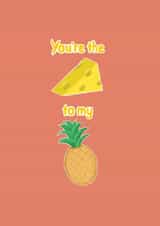 cheese pineapple Love & Friendship Card 46912 created by Peg and Folly Designs