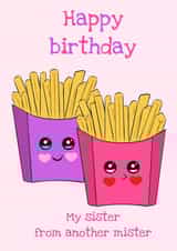 fries chips Birthday Card 13603 created by Cutie McHootie 