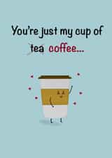 cup coffee Valentines Day Card 41856 created by Andy Bailey