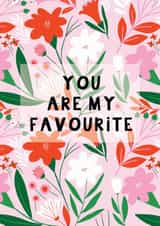 favourite love Love & Friendship Card 21350 created by Jessica Smith Illustration 