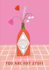 Tabasco Valentine's day card created by Jessica Smith Illustration 