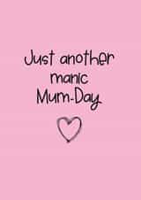 Quirky mother's day or mum's birthday card created by Jemma Louise UK