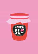 contemporary jam Valentines Day Card 21424 created by The Blue Castle Co