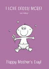 love daddy Mothers Day Card 20906 created by Dionne Turnbull