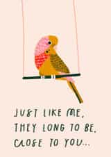 Love Love bird Send A Smile Card 45748 created by ONR Shop