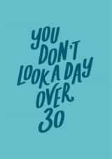 30th 30 Birthday Card 21330 created by Jane Katherine Houghton