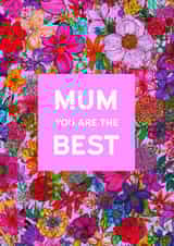 mum the best Mothers Day Card 46310 created by Marcella Wylie