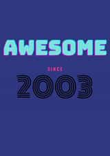 Funny 21st birthday car d. created by ERC Design