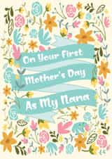 Cute Mothers Day - Nanna - On Your First Mother's Day As My Nanna created by PMPrinted