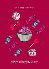 life sweeter Valentines Day Card 45579 created by Bex Create