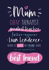 mum for mum Mothers Day Card 19790 created by Blue Belle Creations