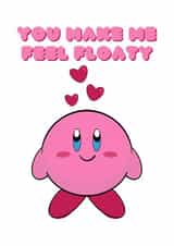 Cute Kirby Valentines Day Card 20500 created by Sorsha draws things