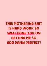 funny rude Mothers Day Card 19649 created by Stephenie Emily