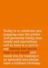 heartfelt birthday Birthday Card 21370 created by The Right Lines