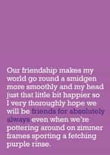 Our Friendship Love & Friendship Card 21372 created by The Right Lines