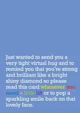 Thinking Of You Card : When You Need a Little Lift - a gorgeous colourful card created by The Right Lines