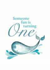 whale somone Birthday Card 19063 created by Taryn Grant