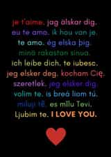 je t'aime jag alskar dig Card 36087 created by Pique Design