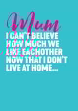 mum cant Mothers Day Card 8245 created by Filthy Sentiments