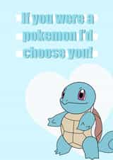 pokemon choose you Valentines Day Card 34425 created by MugShotPrints