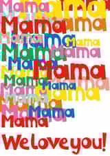 Mama we Mothers Day Card 19052 created by Poppekins