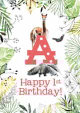 a 1st Birthday Card 21433 created by Kate Moby
