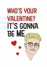 justin timberlake nsync Valentines Day Card 39367 created by CatherineCritchley.