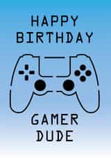 console controller Birthday Card 32032 created by Fantastical Cards