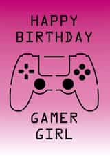 gamer game Birthday Card 32033 created by Fantastical Cards