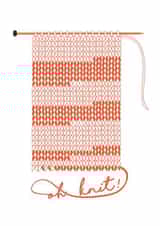 knitting knit Send A Smile Card 21487 created by Piglet & Porge