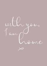 home love Valentines Day Card 43504 created by Aurora Rose Design