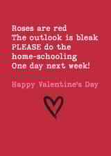 roses are red outlook Valentines Day Card 38772 created by cardbored