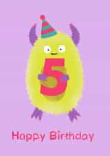 cute cartoon Birthday Card 19989 created by Get The Party Crafted