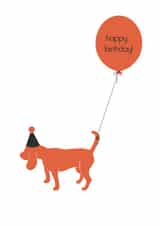 beagle hound Birthday Card 47236 created by Piglet & Porge